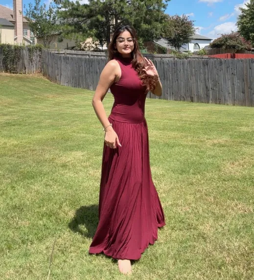 Zsela High Neck Modal Maxi Dress